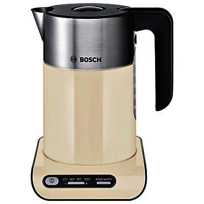 Bosch TWK8637PGB Styline Kettle, Cream